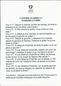 parcours statégie